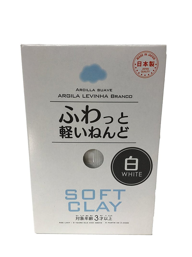 Daiso Japan DAISO Soft Clay Lightweight Non-Toxic Clay (White2) - Image 2